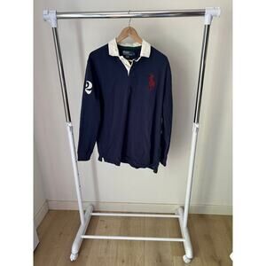 Vintage Polo Ralph Lauren 100% Cotton Rugby Polo Size Large